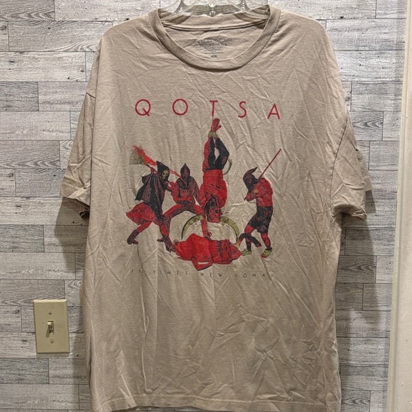 Tan Graphic Men's T-Shirt - Picture 1 of 3